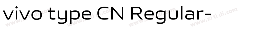 vivo type CN Regular字体转换 vivo type CN Regular字体转换